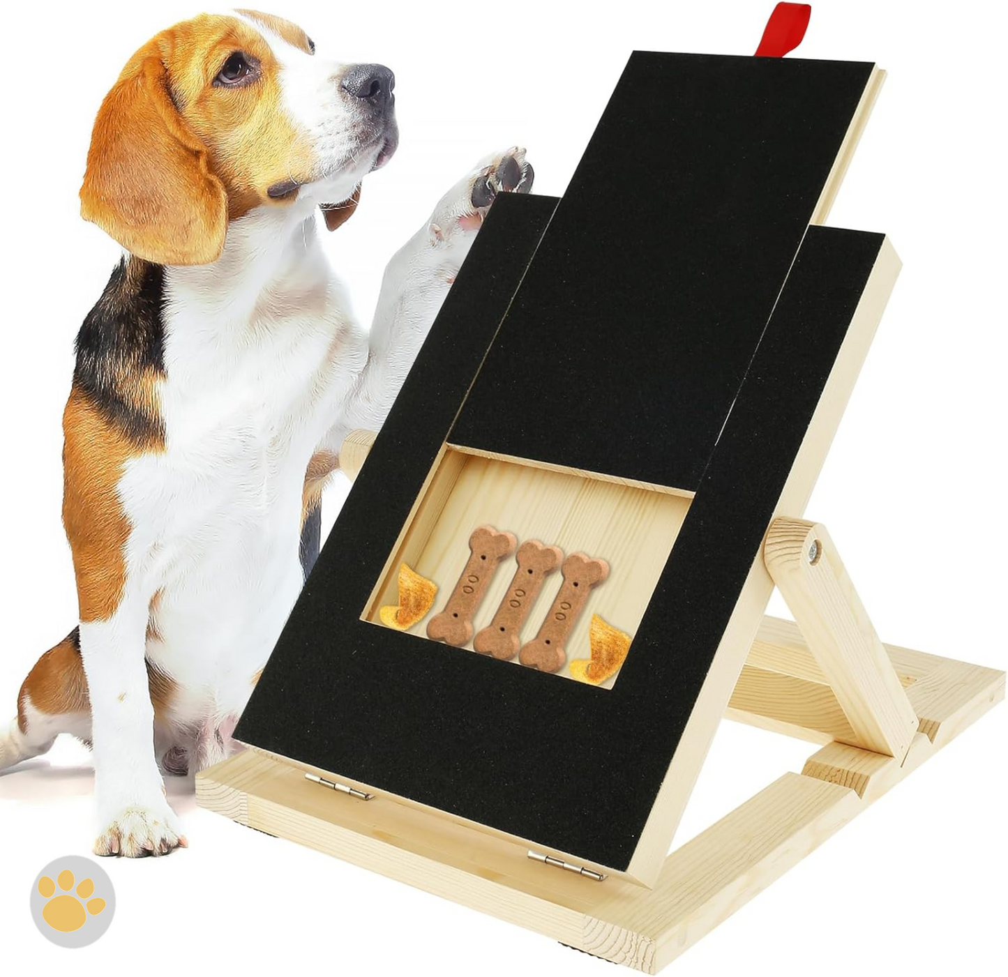 Premium Dog Nail Scraper Board with Treat Box
